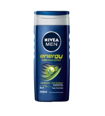 Nivea Men 3in1 Energy 24H Fresh Effect Shower Gel 250ml